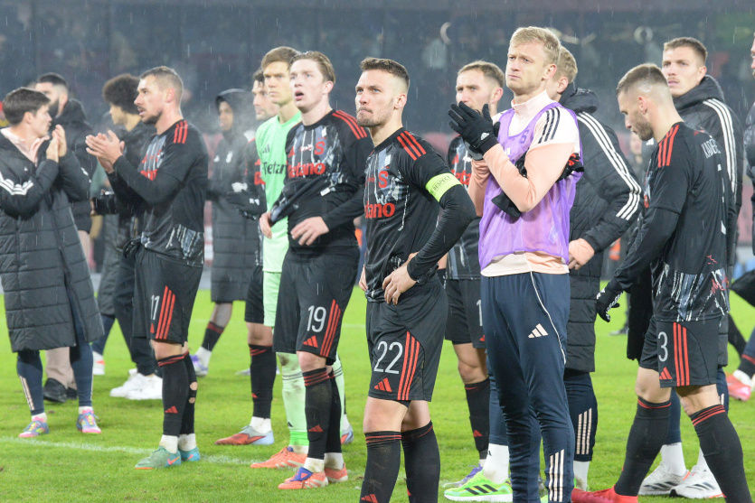 Děkovačka hráčů Sparty po zápase 