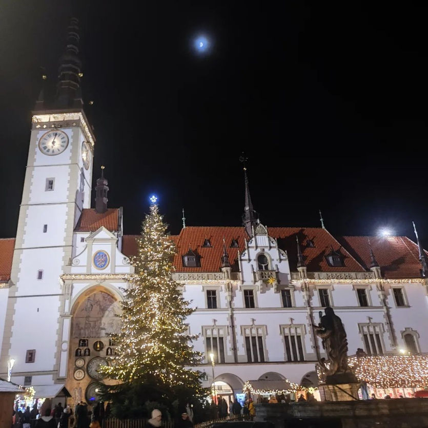 Takto vypadlo Horní náměstí v Olomouci 23. prosinca 2023