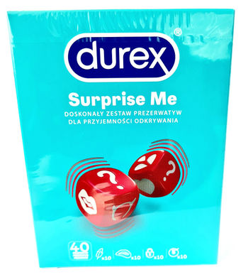 Durex Surprise Me 40 vnt.