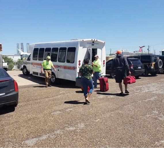 Free shuttle service to Galveston cruise terminal