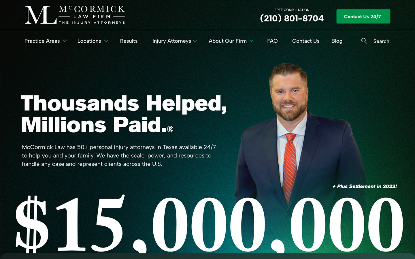 After — Primo Motif law firm website redesign