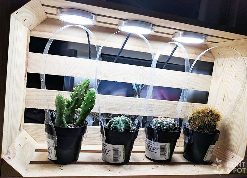 diy plant light box