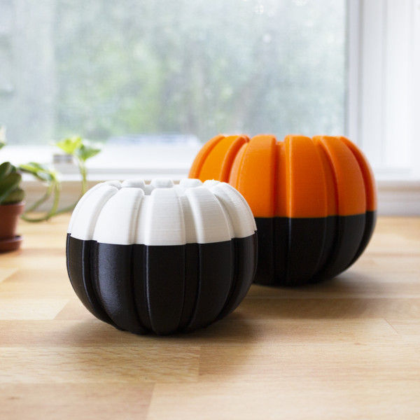 Halloween Pumpkin Planters