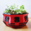 Eight Gates Bonsai Pot ~ Chinese, Asian, Tai Chi, Lucky Eight ~ For Bonsai, Succulents, Cacti