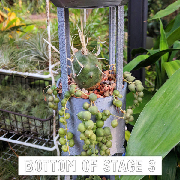 Vertical Rocket Planter, Succulent Pot, Vertical Planter, Cactus Planter, Succulent Planter, Vertical Garden, Herb Garden, Spaceship Planter