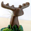 Moose Air Plant Holder and Succulent Planter, Cute Moose, Animal Planter, Moose Decor, Tabletop Planter, Room with a Moose, Airplant Stand