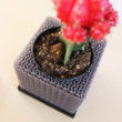 Cubelia - Modern Minimalist Cube Pot, Geometric Succulents Pot, Minimalist Succulent Planter, Square Pot, Mini Orchid Pot, Math Teacher Gift