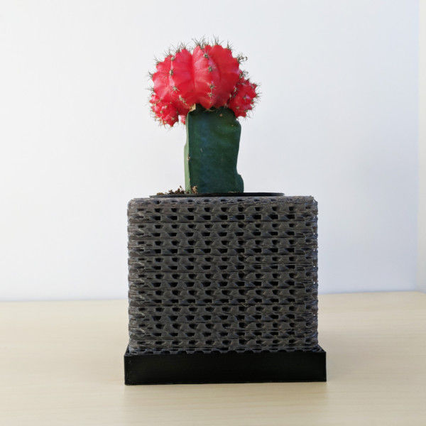 Cubelia - Modern Minimalist Cube Pot, Geometric Succulents Pot, Minimalist Succulent Planter, Square Pot, Mini Orchid Pot, Math Teacher Gift