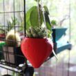 Small Strawberry Hanging Planter for Succulents, Outdoor Hanging Planter Pot for Strawberry Garden, Strawberry Pot, Hanging Planters