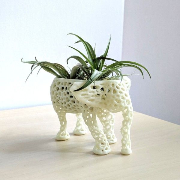 Medium Kokedama Elephant Planter for Hygge Home Cactus Planter, Elephant Air Plant Holder, Succulent Planter Animal Planter Air Plant Holder