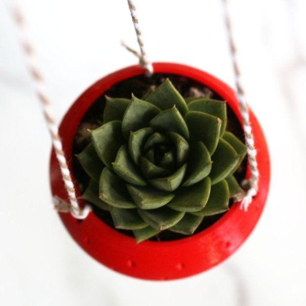 Small Strawberry Hanging Planter for Succulents, Outdoor Hanging Planter Pot for Strawberry Garden, Strawberry Pot, Hanging Planters