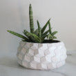 Modern Geometric Planter - Succulent Planter, Honeycomb Planter, Geometric Pot, 3D Planter, Honeycomb Pattern, Hexagon Planter, Modern Pot