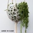 DIY Kokedama, Hanging Planter, Orchid Pot, Air Plant Holder, Moss Ball, Voronoi Hanging Planter, Jellyfish, Moss Planter, Bonsai Pot