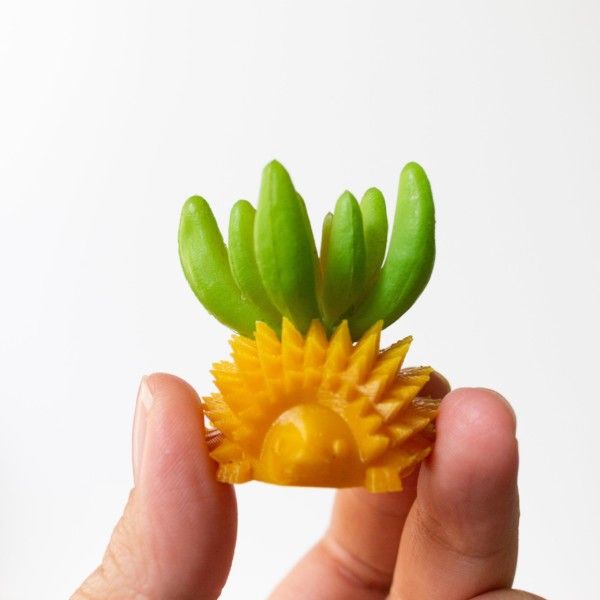 Single Mini Hedgehog Planter, Mini Hedgehog Pot, Tiny Succulent Planter, Tiny Hedgehog Air Planter