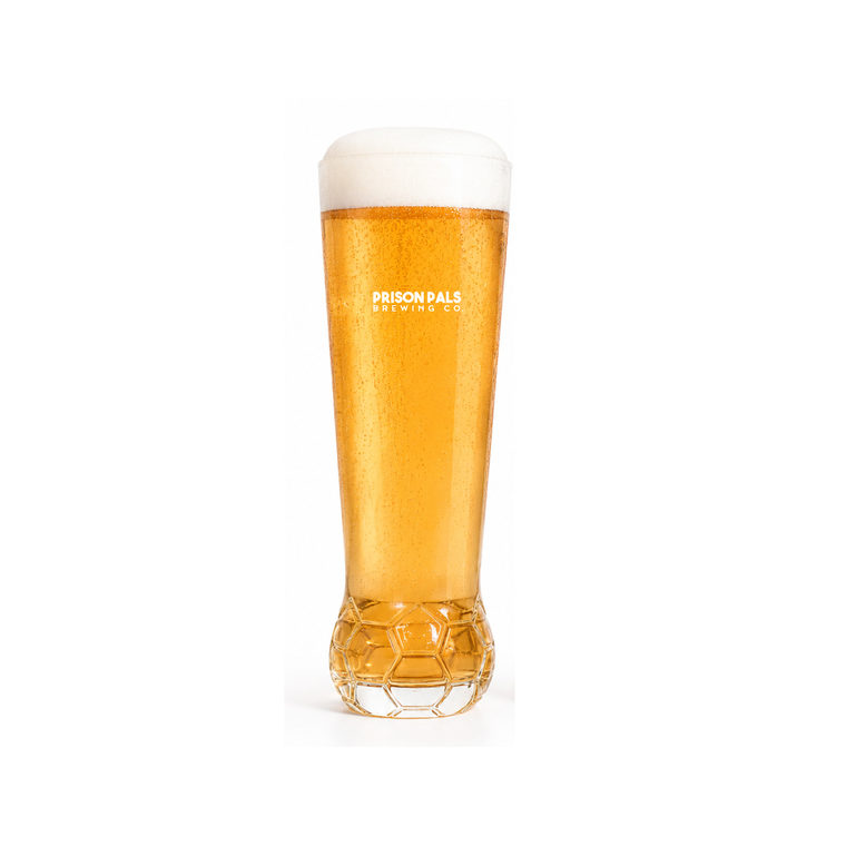 Prison Pals Pint Glass, Prison Pals Brewing Co. artwork side
