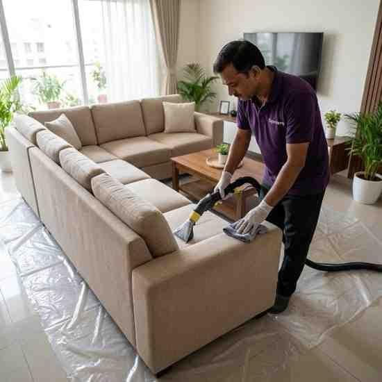 Sofa Cleaning (per Seat) professional cleaning service