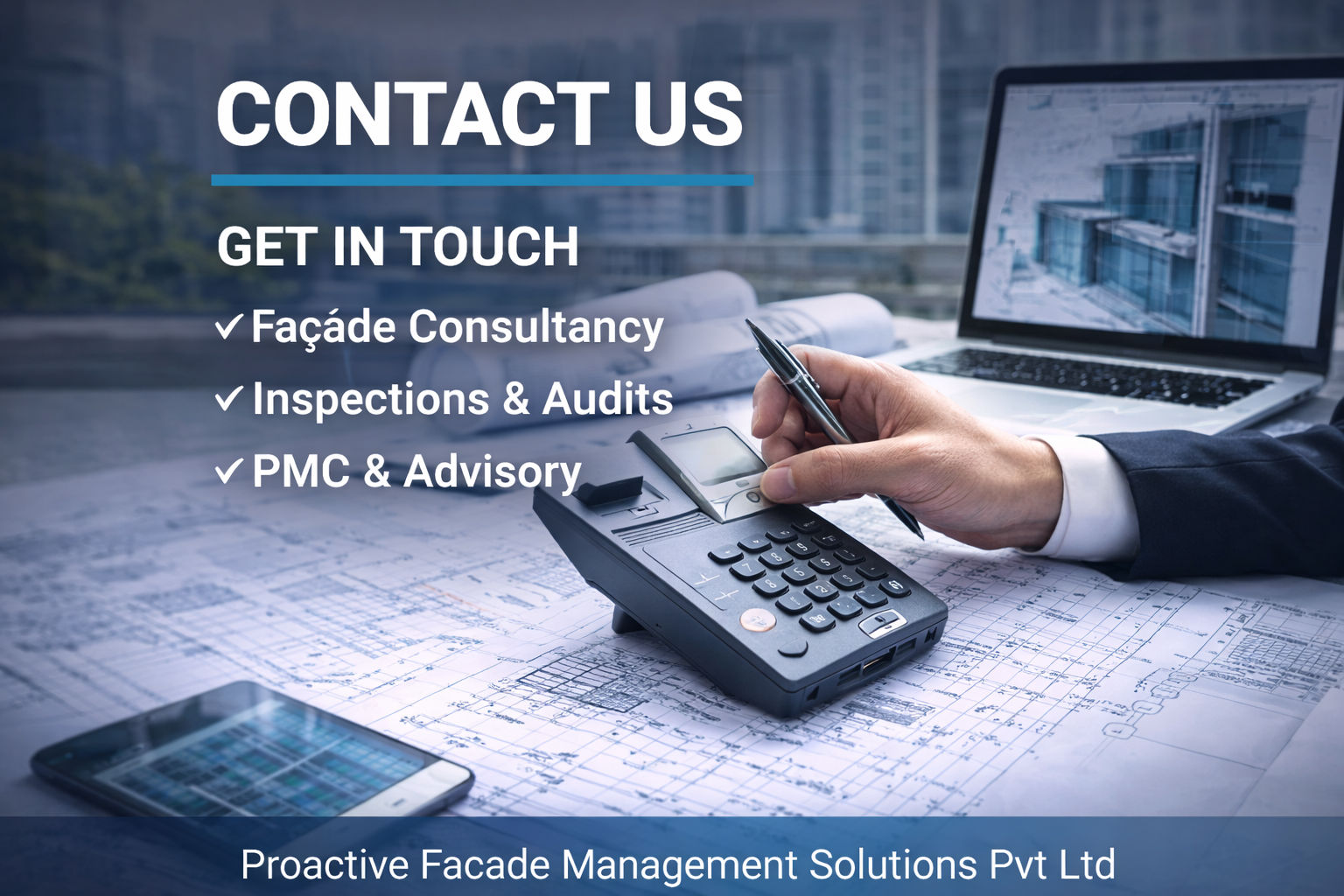 Contact Proactive Facade Management Solutions | Façade Consultants India