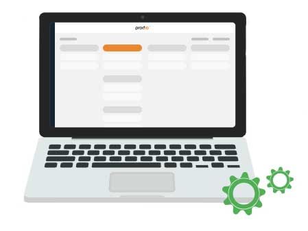 simple-production-management-software Pulpit zarządzania produkcją i ostatnie operacje z produkcji.