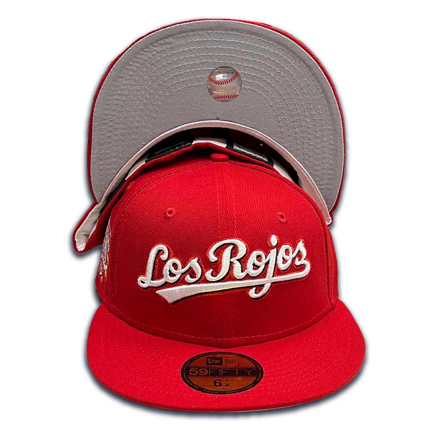 Size 7 1/2 fitted hat. MLB team Cincinnati Reds.