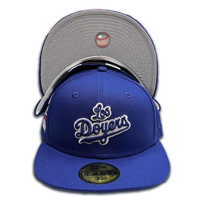 Los Angeles Dodgers Fitted New Era 59FIFTY Los Doyers Cap Hat Blue