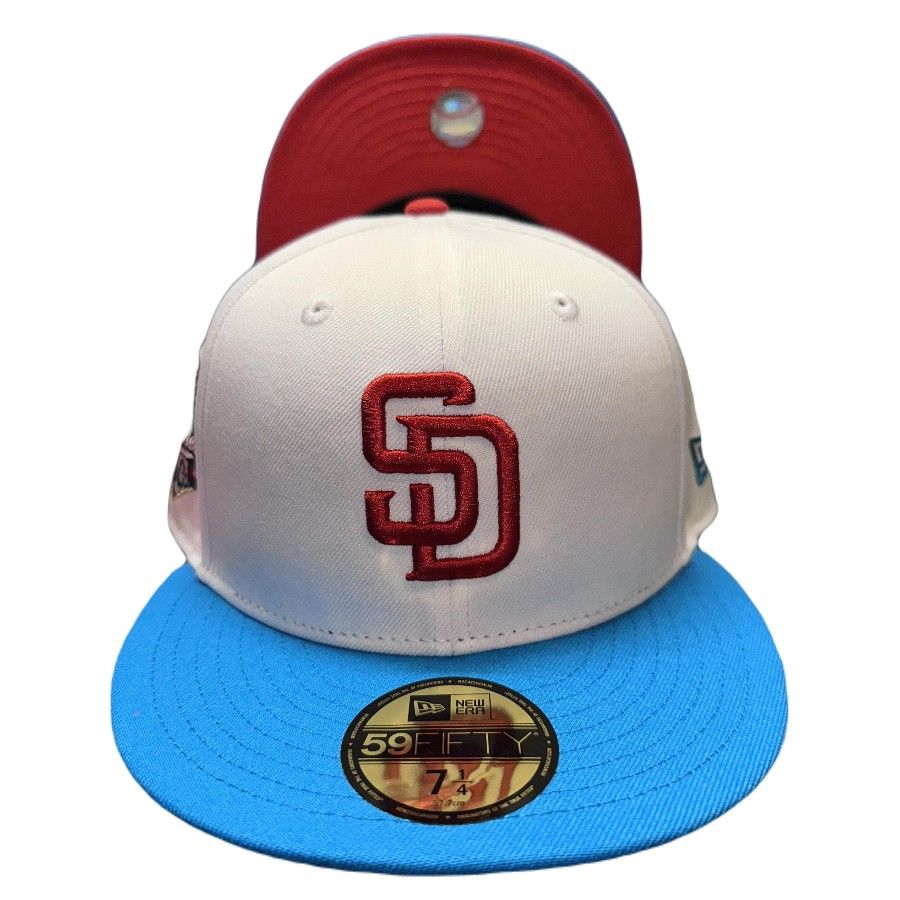 New Era Caps San Diego Padres 59FIFTY Fitted Hat White/Red