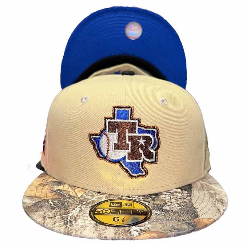 Texas Rangers 50th Anniversary patch hat., By Pro Image Sports-Durant