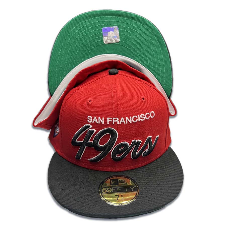 San Francisco 49ers Script Two Tone 75th Anniversary Patch Green