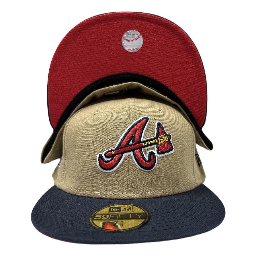 New Era 59Fifty Atlanta Braves 1999 World Series Patch Fitted Hat