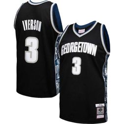 Georgetown Hoyas Allen Iverson Mitchell & Ness 1995-96 Hardwood Classics Swingman Player Black Jersey