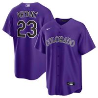 Colorado Rockies Kris Bryant Nike Purple Alternate Jersey