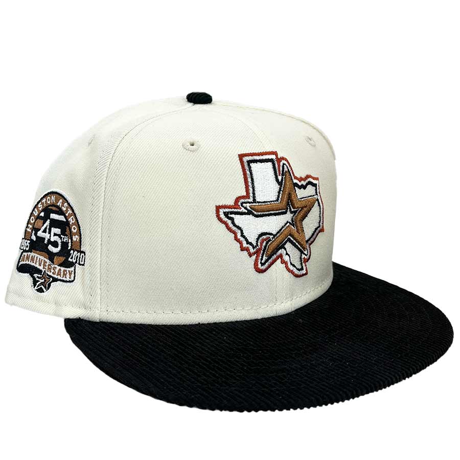 Houston Astros Black 45th Anniversary Patch Red UV 59FIFTY Fitted Hat