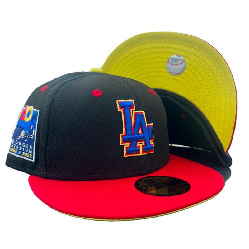 New Era Los Angeles Dodgers Red Yellow Edition 59Fifty Fitted Hat