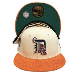 Detroit Tigers Chrome Corduroy Brim Pro Image Exclusive 2000 Patch Green UV 59FIFTY Fitted Hat