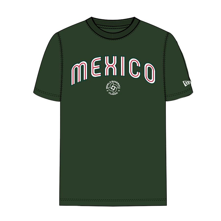 New Era Mexico World Baseball Classic Green Tee XL