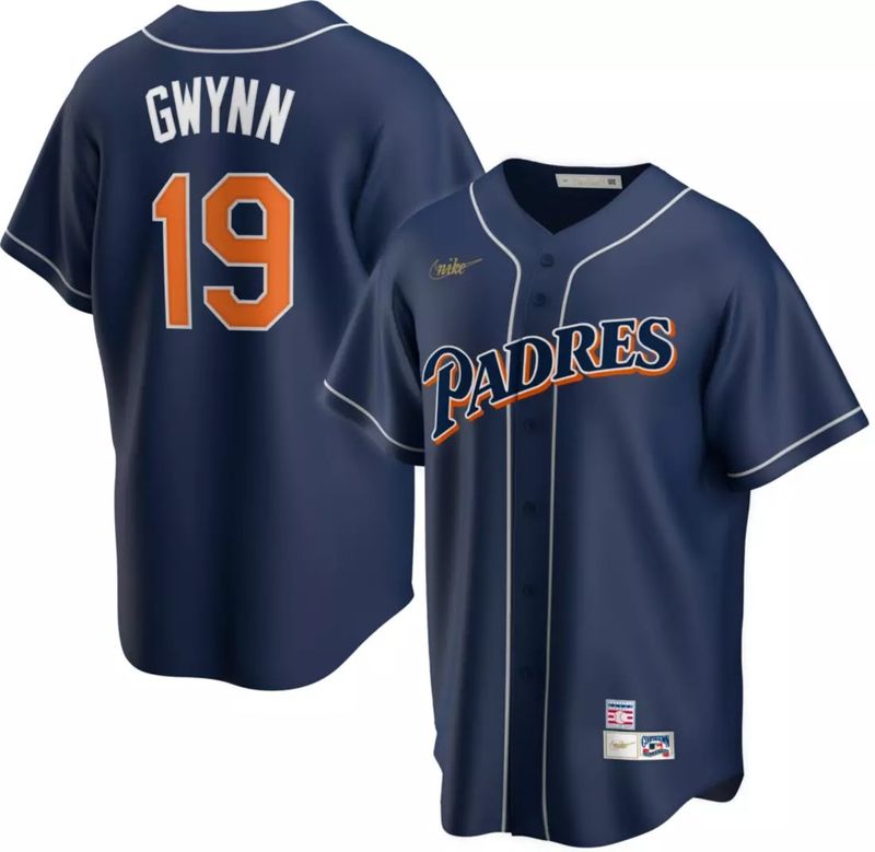 Tony Gwynn San Diego Padres Jersey Navy blue