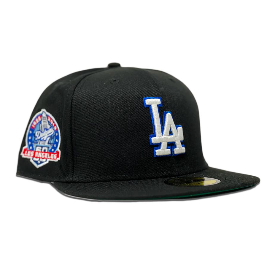 MLB LOS ANGELES DODGERS 59FIFTY 60th ANNIVERSARY PATCH CAP