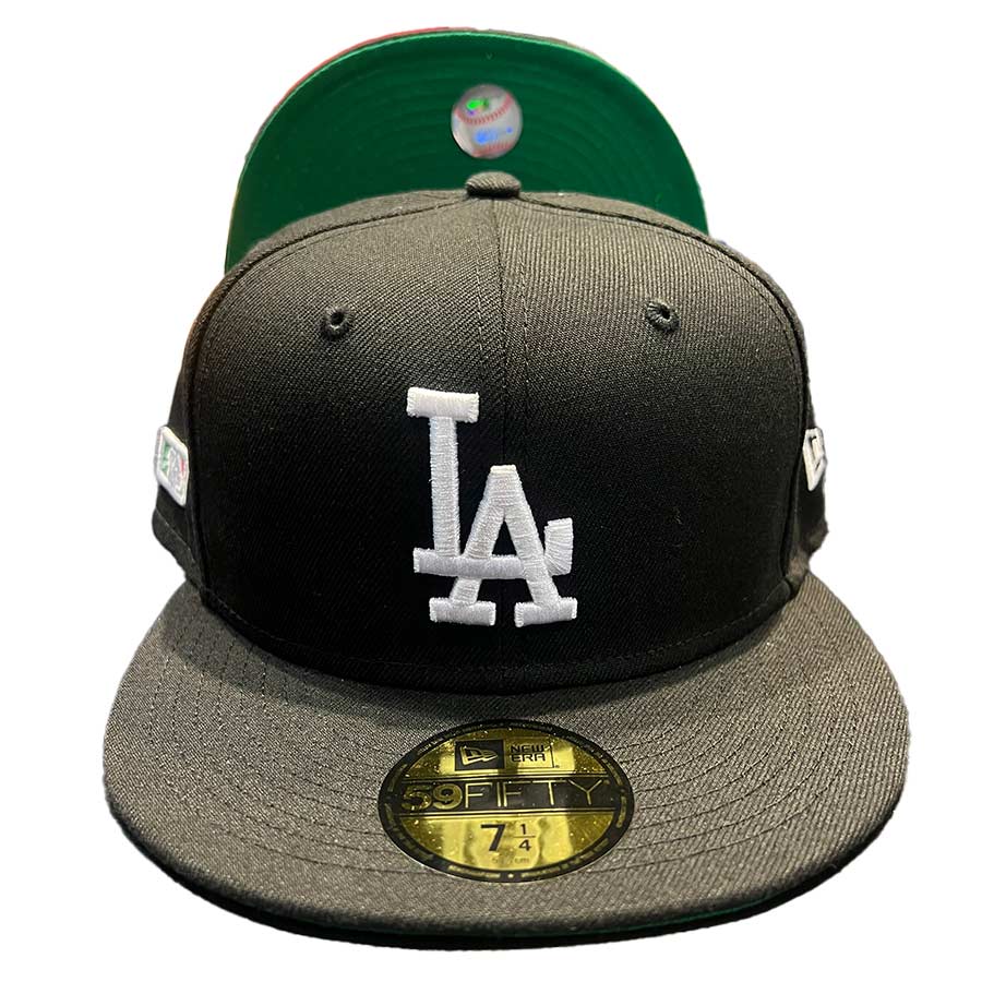 Los Angeles Dodgers New Era Jersey 59FIFTY Fitted Hat - Black