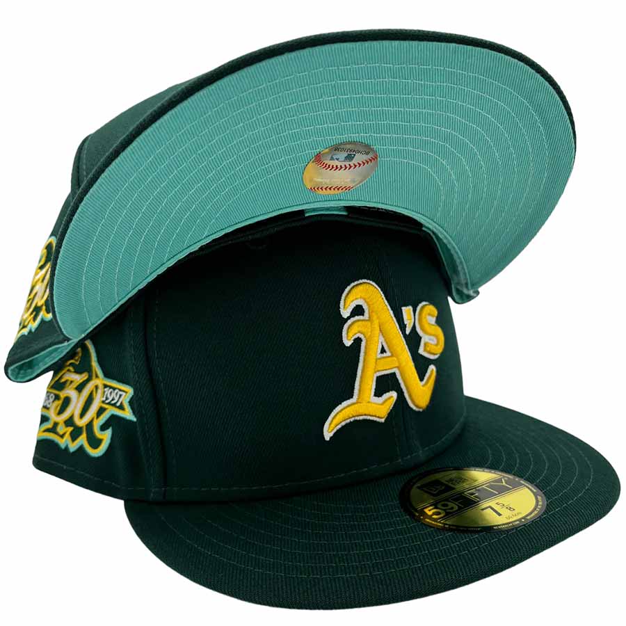 Oakland Athletics Green Custom Mint Side Patch New Era 59FIFTY