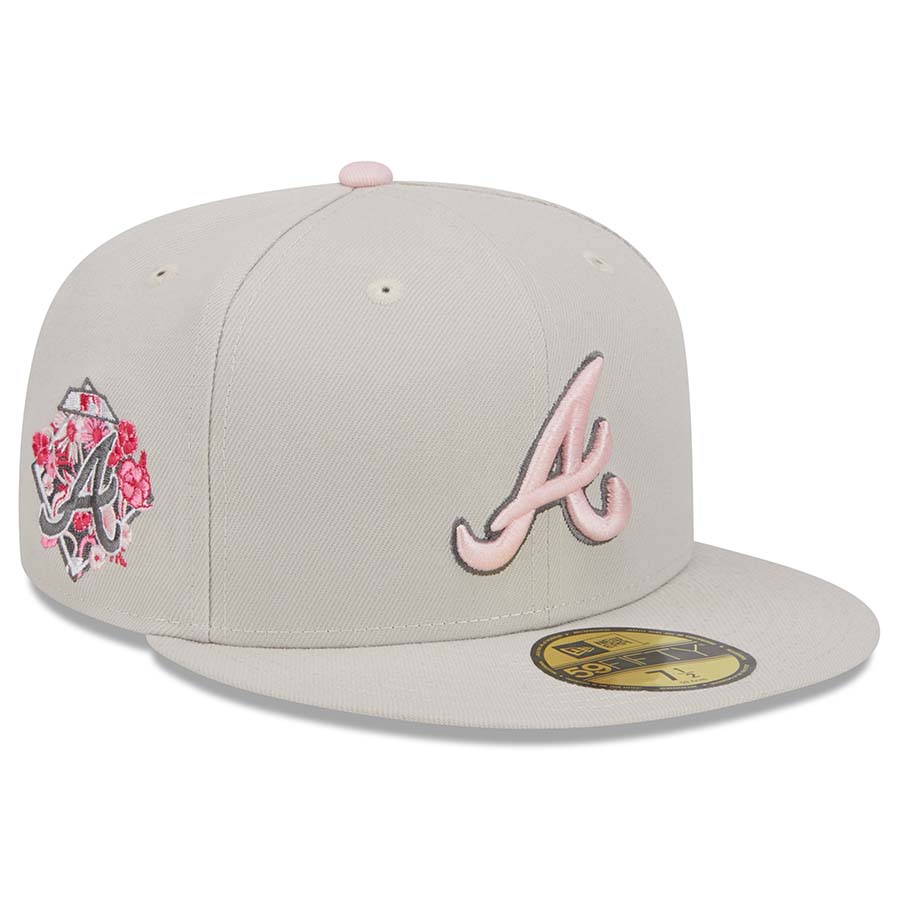 Atlanta Braves New Era 2023 Mother's Day 39THIRTY Flex Hat - Khaki