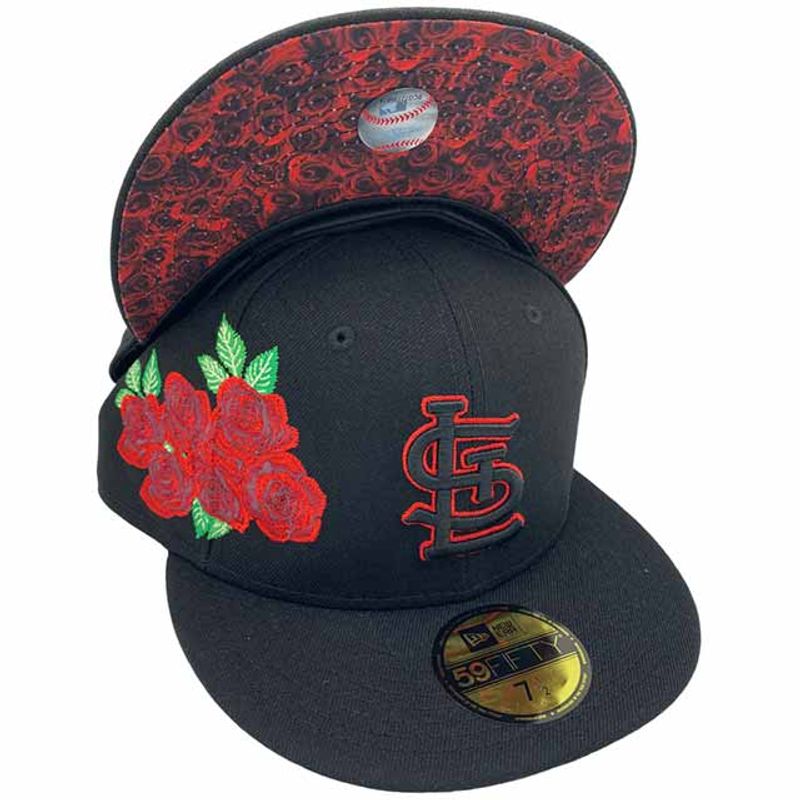 Los Angeles Dodgers Pro Image Exclusive Rose Pattern UV 59FIFTY Fitted Hat