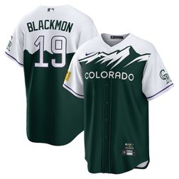 Colorado Rockies Charlie Blackmon Nike Green City Connect Player Jersey