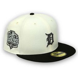 Detroit Tigers Chrome Two Tone Agave Pack 2012 Fall Classic Patch Gray UV 59FIFTY Fitted Hat