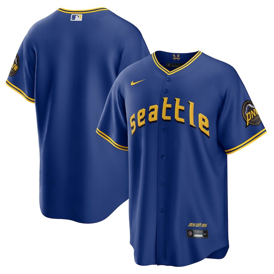 Nike MLB Seattle Mariners Therma Hood - City Connect Black/Blue