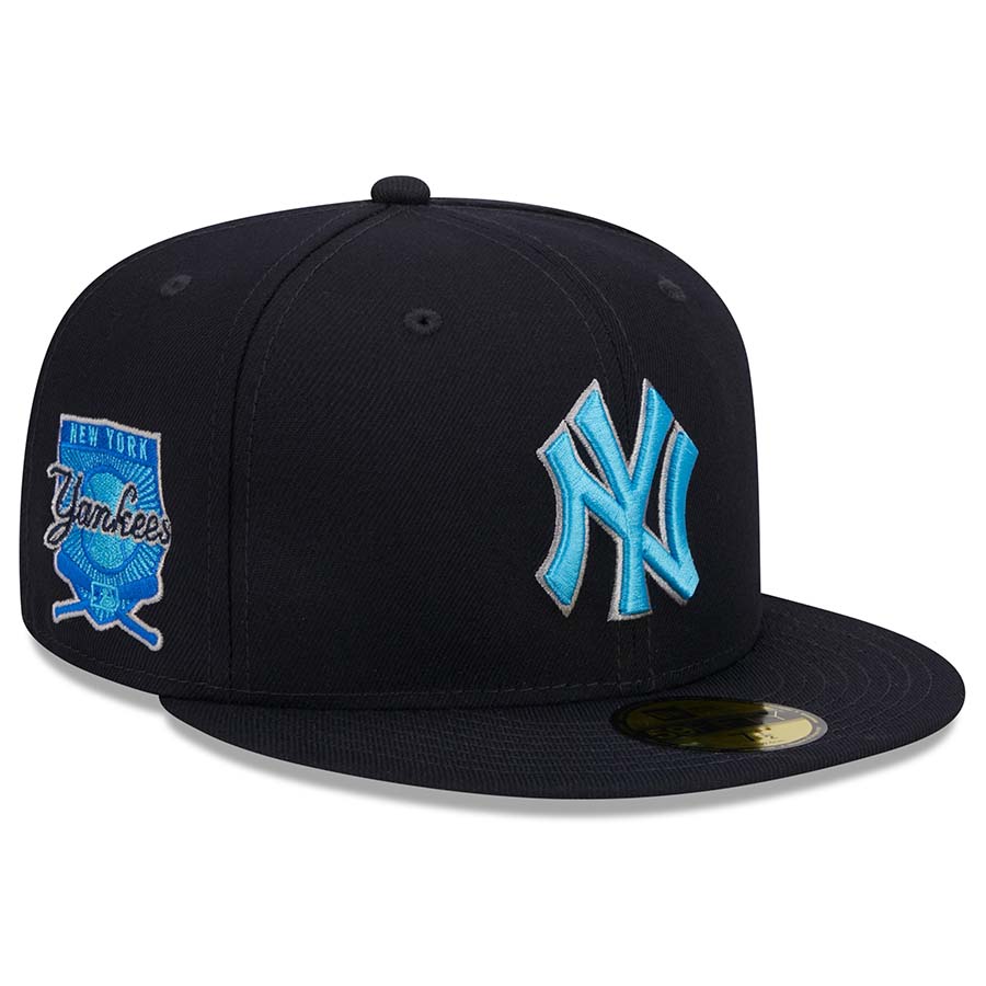 Men's New Era Light Blue York Yankees 2023 Spring Color Basic 59FIFTY Fitted Hat