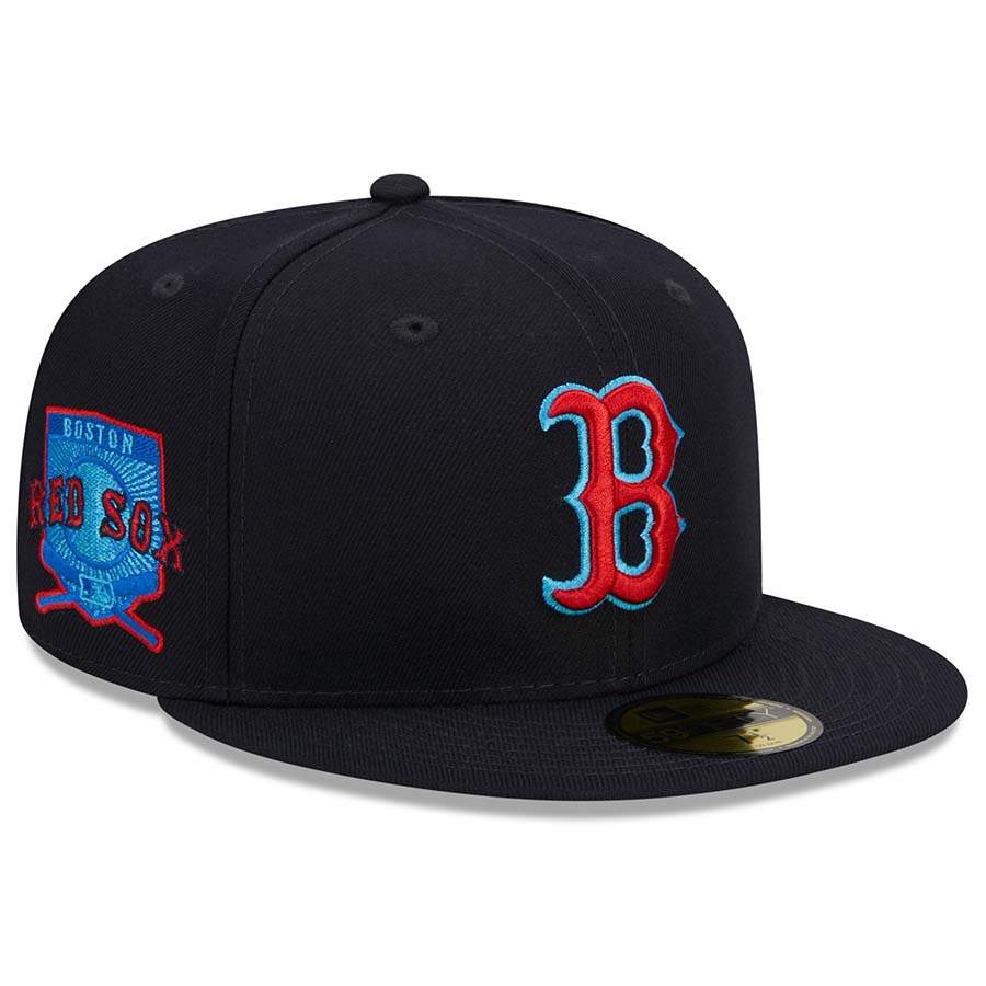 New Era Boston Red Sox Heather Blue 2017 Father's Day 59FIFTY Fitted Hat