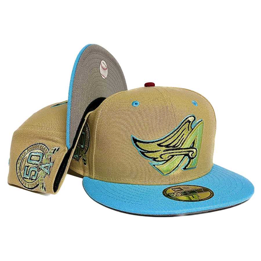 New Era 59FIFTY Anaheim Angels 50th Anniversary Patch Fitted Hat
