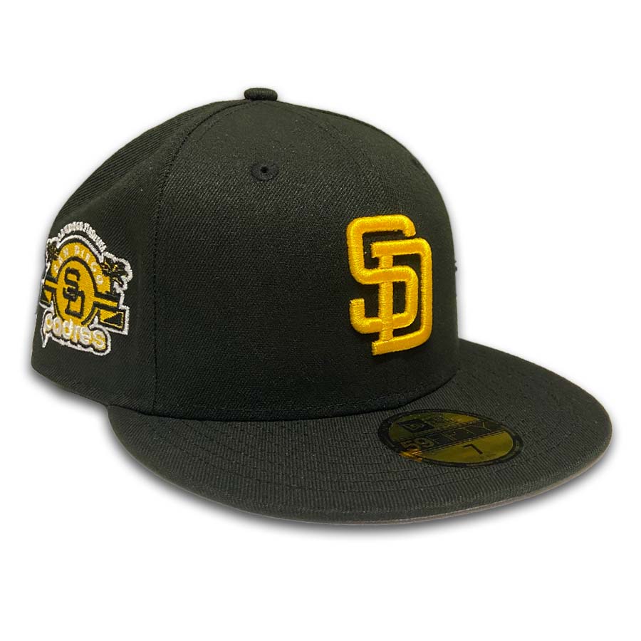 Men's New Era Yellow/Black San Diego Padres Grilled 59FIFTY Fitted Hat