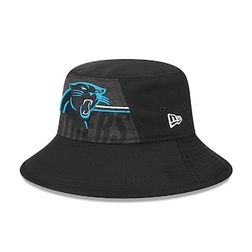 Carolina Panthers New Era Black 2023 NFL Training Camp Stretch Bucket Hat