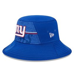 New York Giants Royal Blue New Era 2023 NFL Training Camp Stretch Bucket Hat