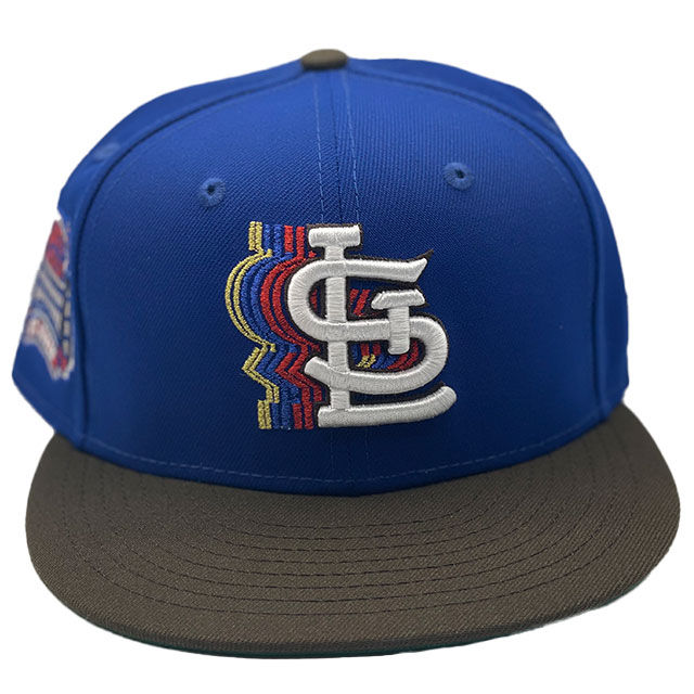 St. Louis Cardinals Royal Blue Legends Pack Busch Stadium Patch Green UV  New Era 59FIFTY Fitted Hat